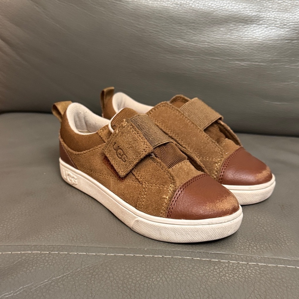 UGG Kids Brown and Tan Sneakers